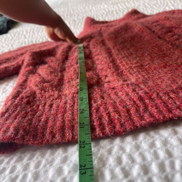 Universal Thread Women's Sweaters Red Long Sleeve Mock Turtleneck Size XS - Picture 6 of 7